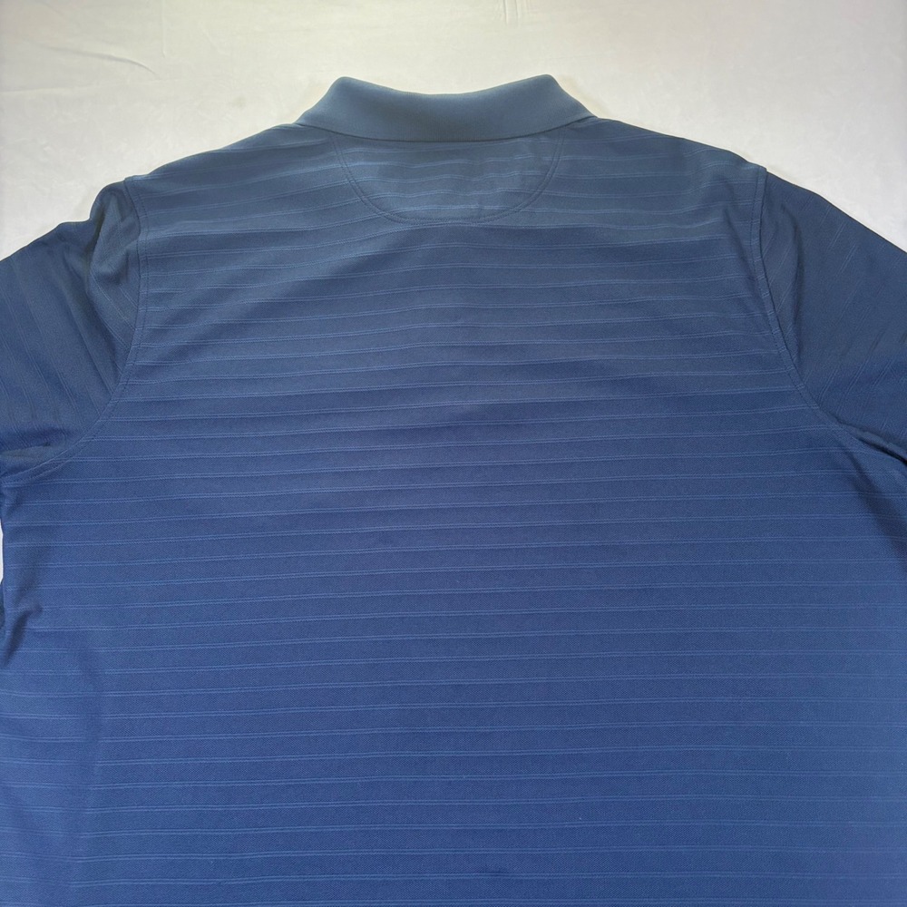 Croft & Barrow Performance Polo Shirt Mens XL Blue Short Sleeve Pocket Golf 0139 - Picture 6 of 8